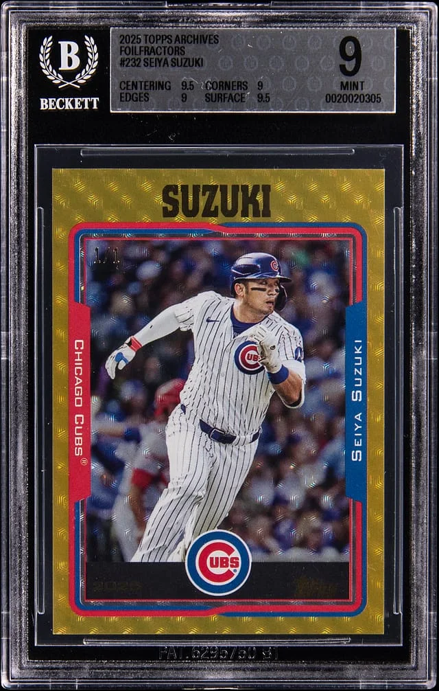 2025 Topps Archives Seiya Suzuki Foilfractors #232 card image