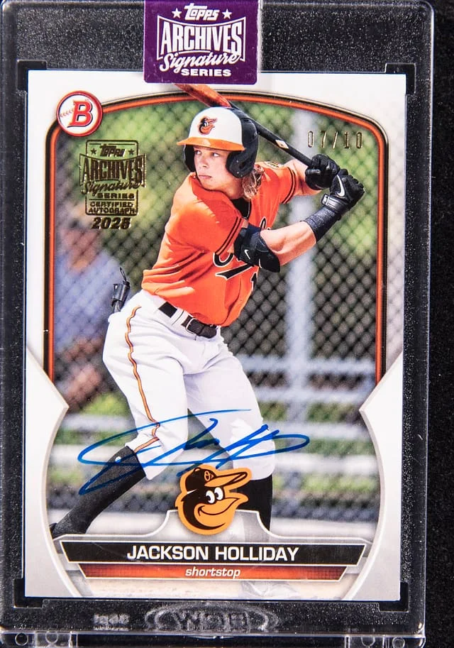 2025 Topps Archives Signature Series Jackson Holliday 23 Bowman #BP-20 card image