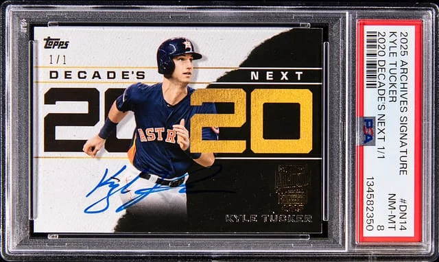 2025 Topps Archives Signature Series Kyle Tucker 2020 Decade's Next #DN-14 card image