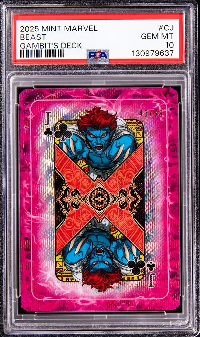 2025 Topps Beast Mint Marvel Gambit's Deck #C-J card image