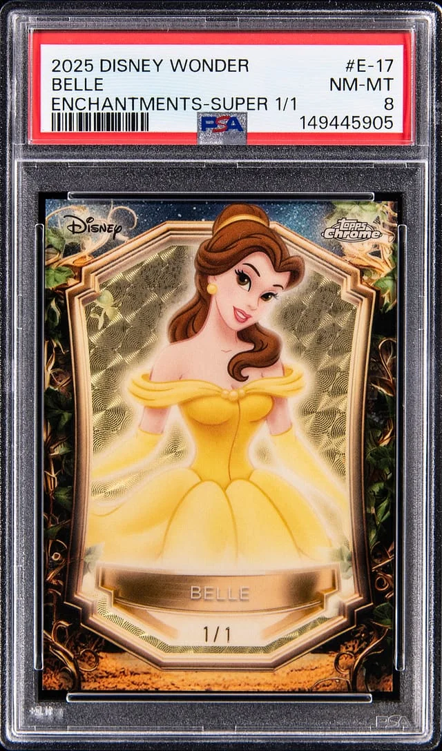 2025 Topps Belle Disney Wonder Enchantments SuperFractor #E-17 card image