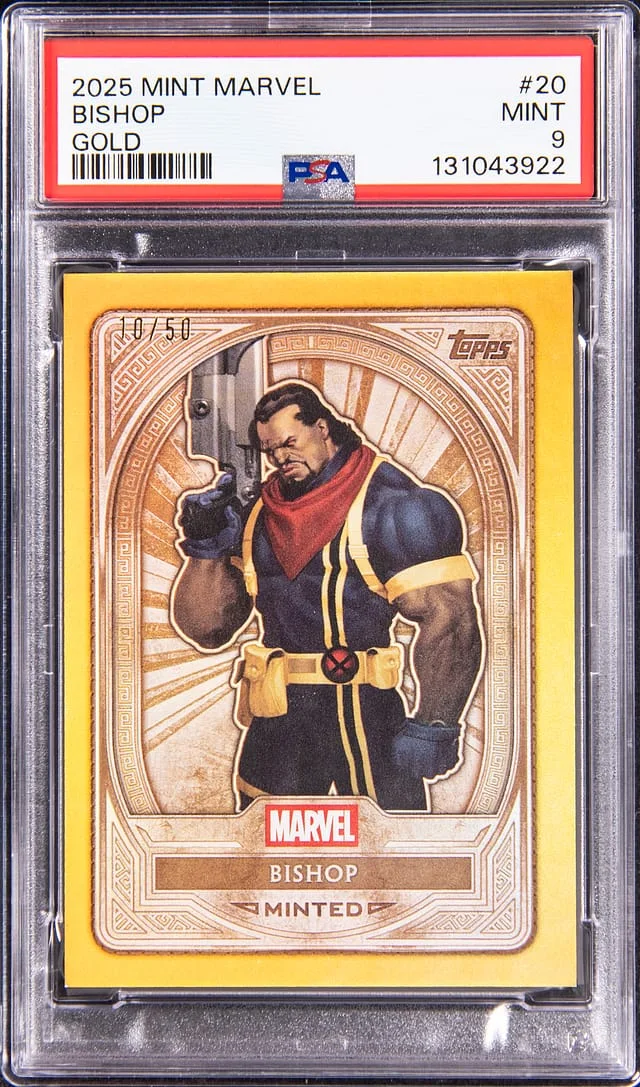 2025 Topps Bishop Mint Marvel Gold #20 card image