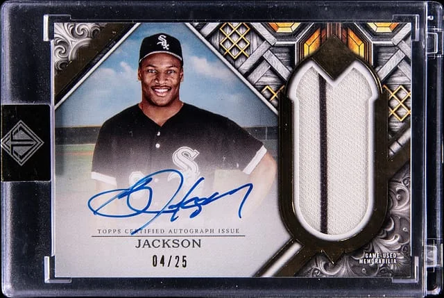 2025 Topps Bo Jackson Transcendent Autograph Relic #TCAR-BJ card image