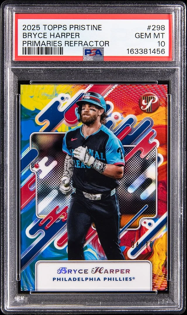 2025 Topps Bryce Harper Pristine Primaries Refractor #298 card image