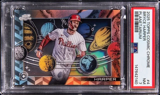 2025 Topps Bryce Harper Cosmic Chrome Planetarium #P-4 card image