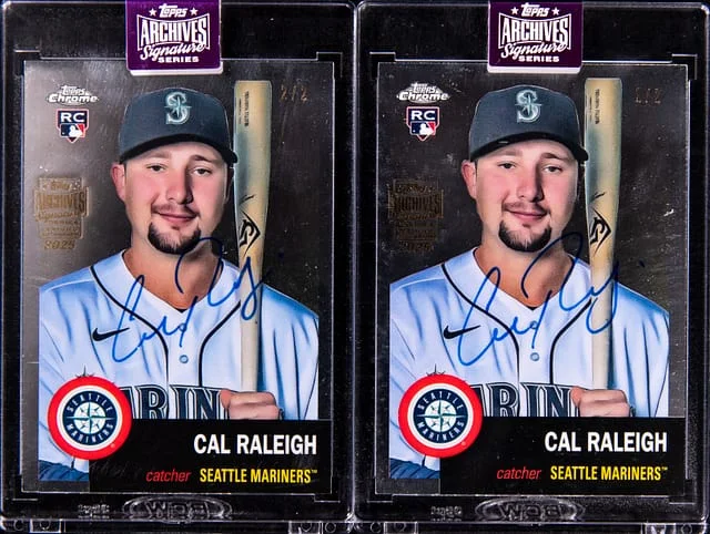 2025 Topps Cal Raleigh Archive Signature Series '22 Topps Chrome #237 card image