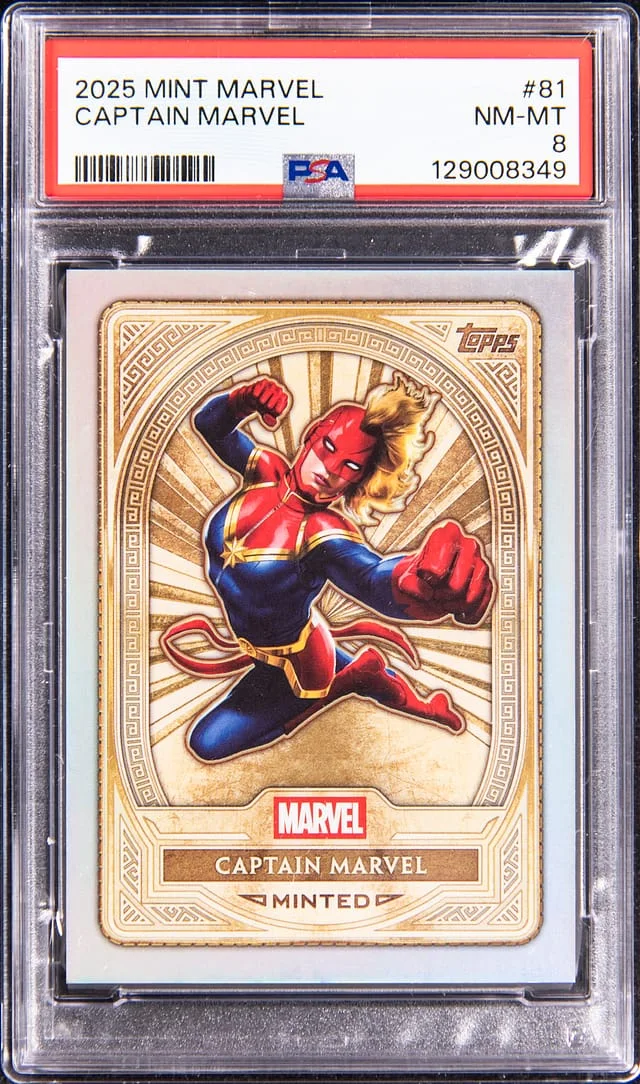2025 Topps Captain Marvel Mint Marvel #81 card image