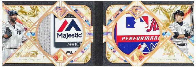 2025 Topps CC Sabathia/Ichiro Game-Used Diamond Icons Dual Player Dual Relic Booklet Card #DRBC-SI card image