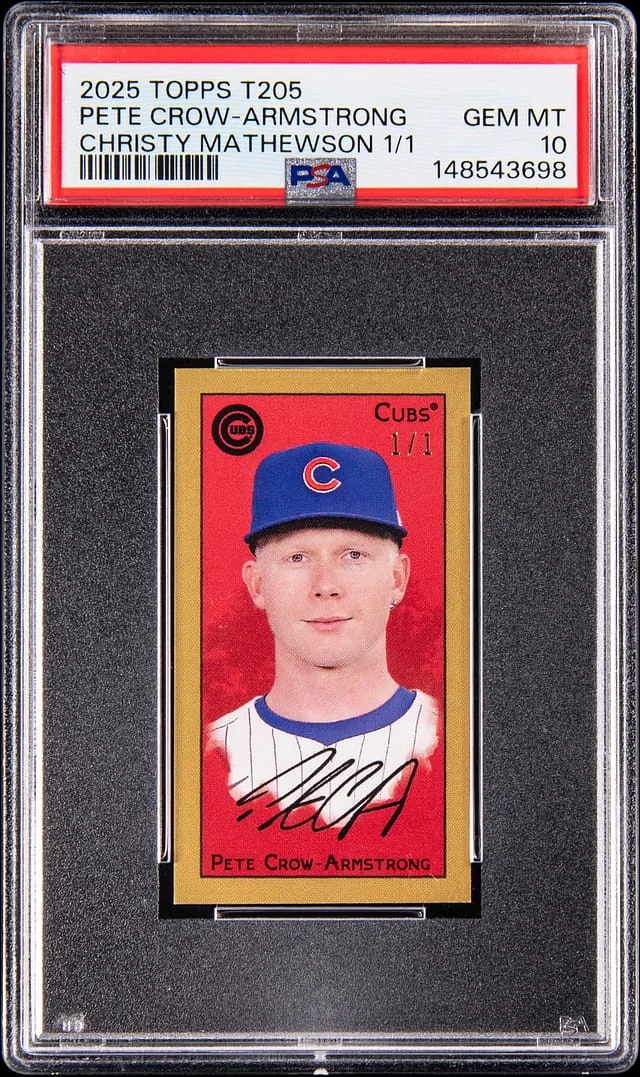 2025 Topps Christy Mathewson Pete Crow-Armstrong #T205 card image