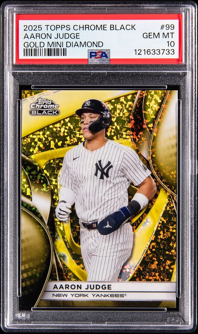 2025 Topps Chrome Aaron Judge White Refractor #99 card image