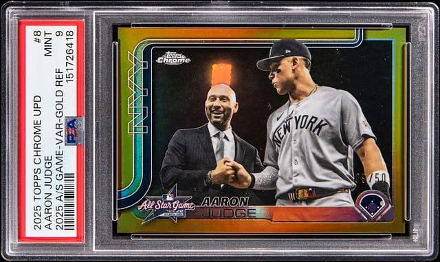 2025 Topps Chrome Aaron Judge 2025 All-Star Game Variation Gold Refractor #ASGC-8 card image