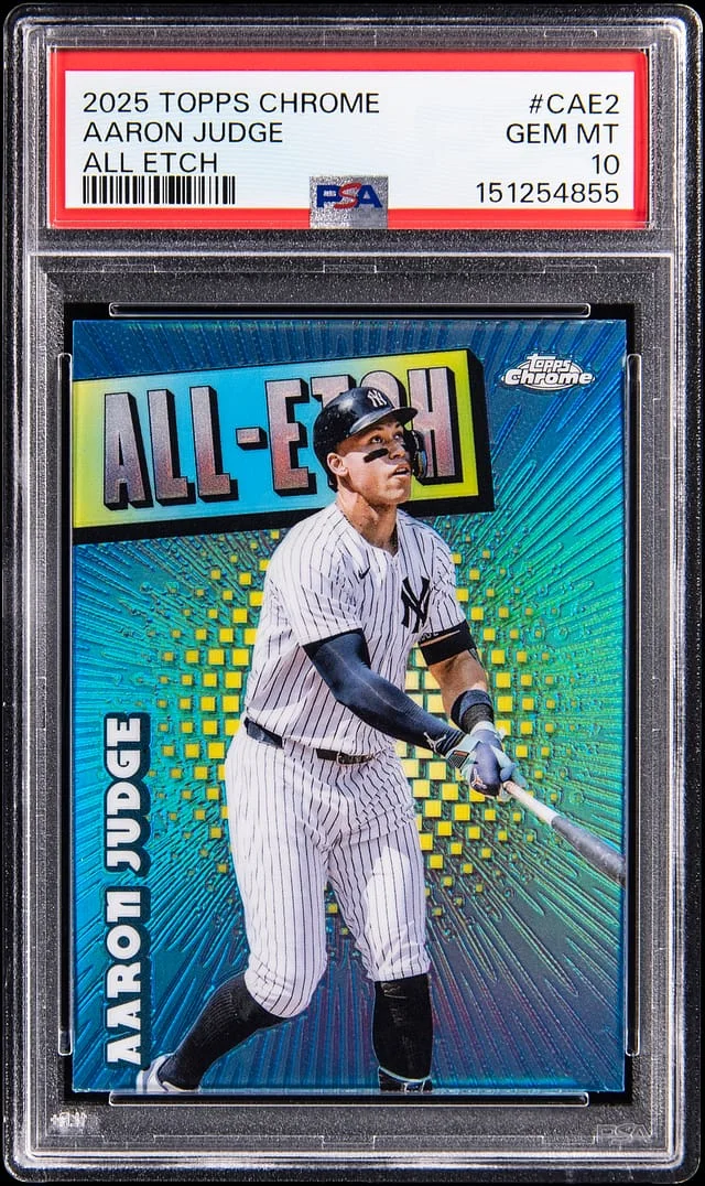 2025 Topps Chrome Aaron Judge All Etch #CAE-2 card image