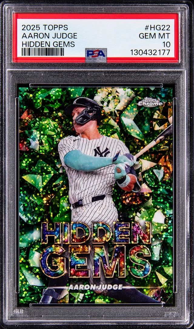2025 Topps Chrome Aaron Judge Hidden Gems #HG-22 card image