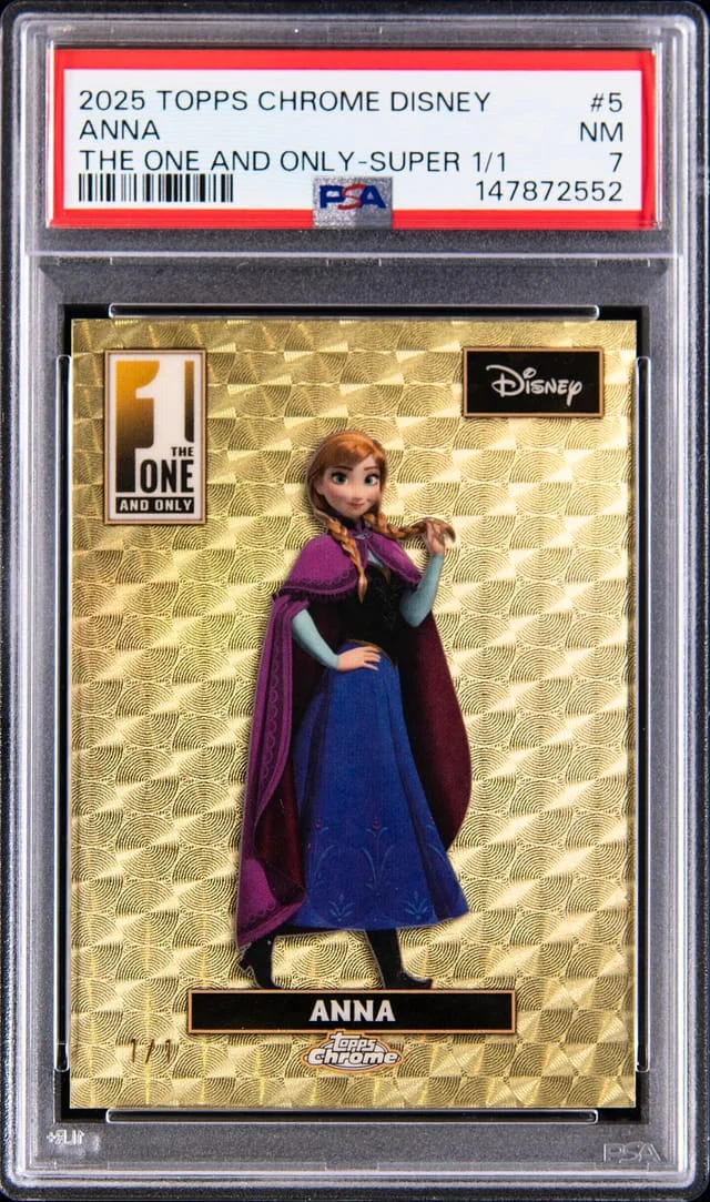 2025 Topps Chrome Anna Disney The One And Only SuperFractor #OO-5 card image
