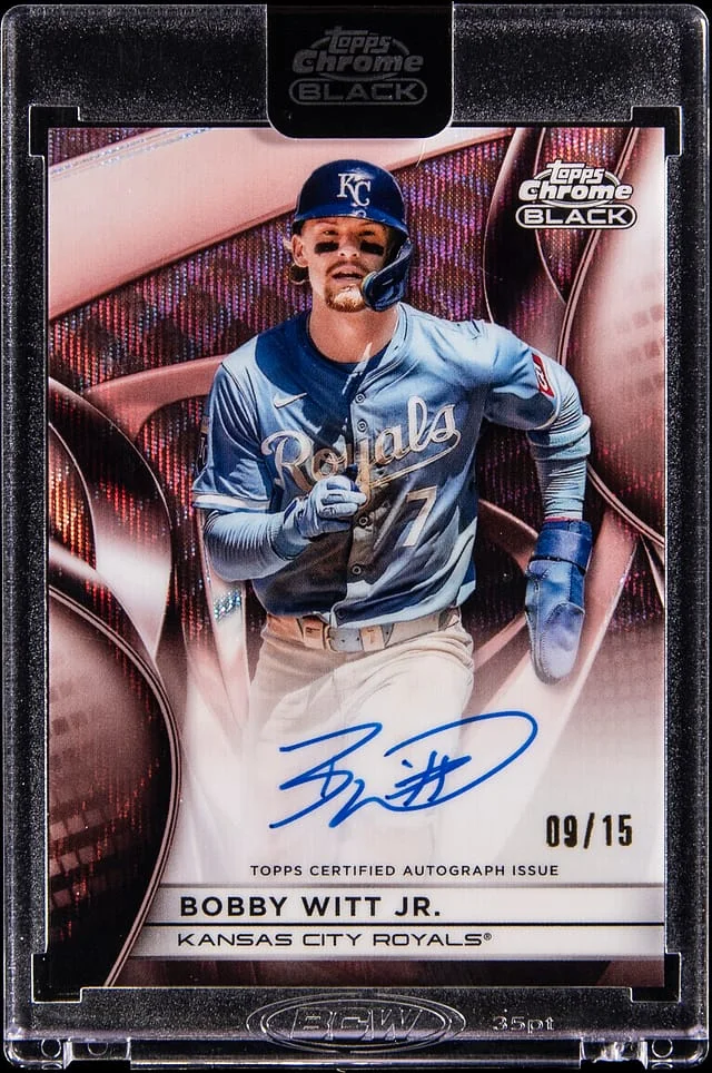 2025 Topps Chrome Bobby Witt Jr. Autograph #CBA-BW card image