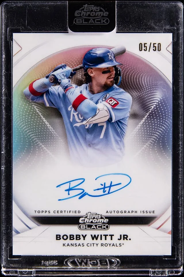 2025 Topps Chrome Bobby Witt Jr. Ivory Autograph #IVA-BW card image
