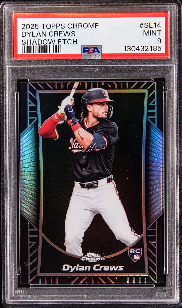 2025 Topps Chrome Dylan Crews Shadow Etch #SE-14 card image