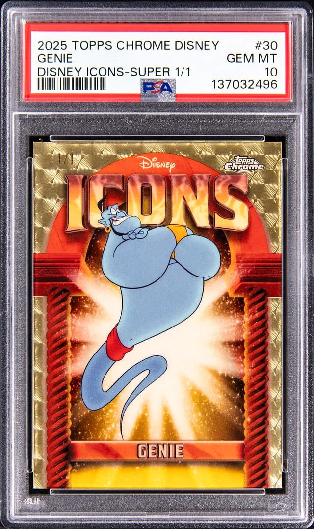 2025 Topps Chrome Genie Disney SuperFractor #30 card image