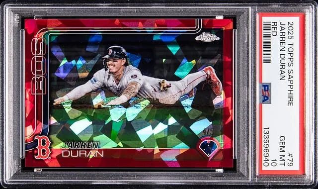 2025 Topps Chrome Jarren Duran Red Refractor #79 card image