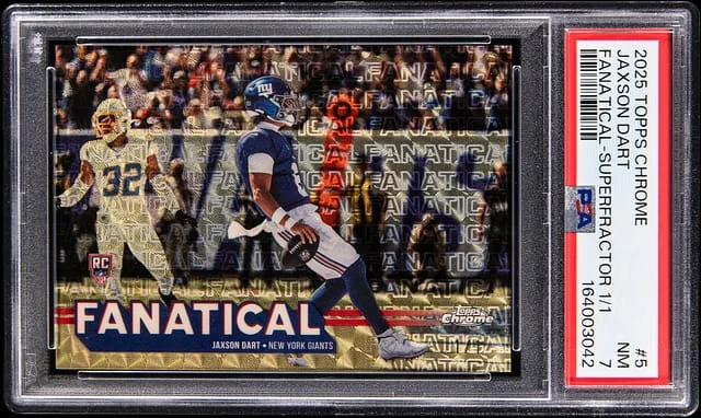 2025 Topps Chrome Jaxson Dart Fanatical SuperFractor #FF-5 card image