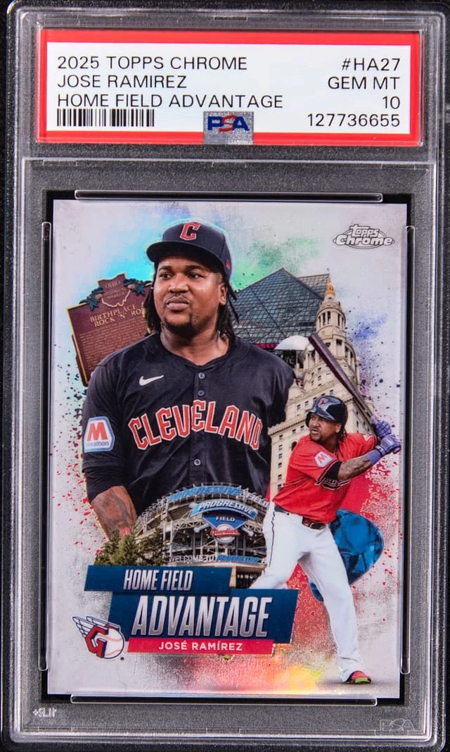2025 Topps Chrome Jose Ramirez Home Field Advantage #HA-27 card image