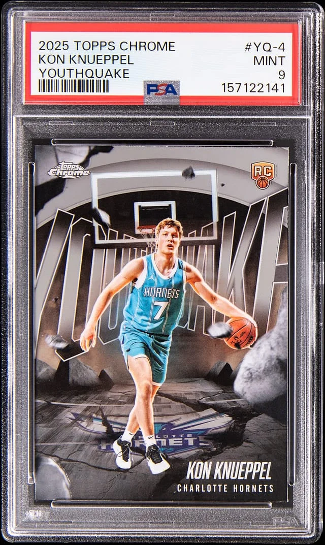 2025 Topps Chrome Kon Knueppel Youthquake #YQ-4 card image