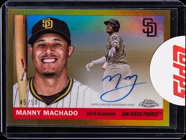2025 Topps Chrome Manny Machado Platinum #CPA-MM card image