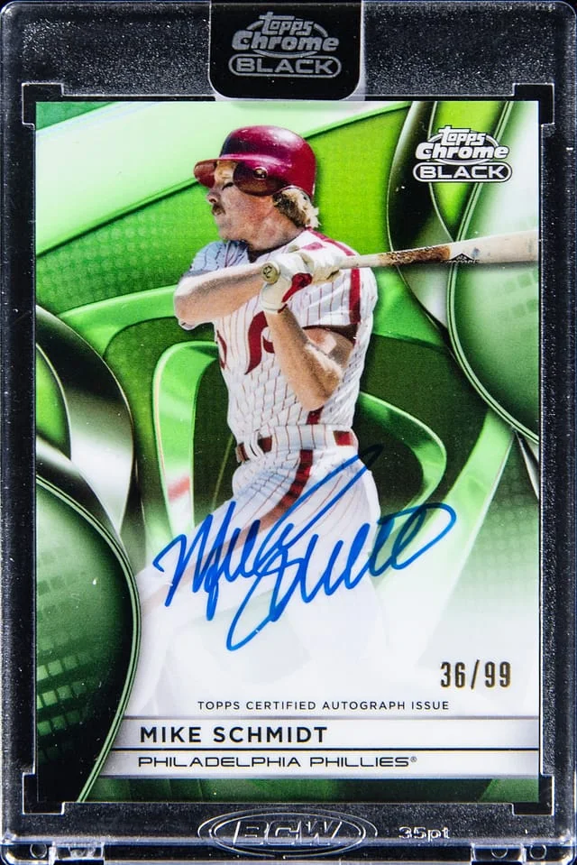 2025 Topps Chrome Mike Schmidt Autograph #CBA-MS card image