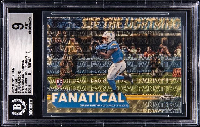 2025 Topps Chrome Omarion Hampton Fanatical SuperFractor #FF-2 card image