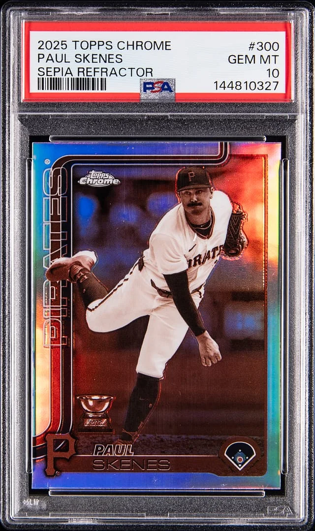 2025 Topps Chrome Paul Skenes #300 card image