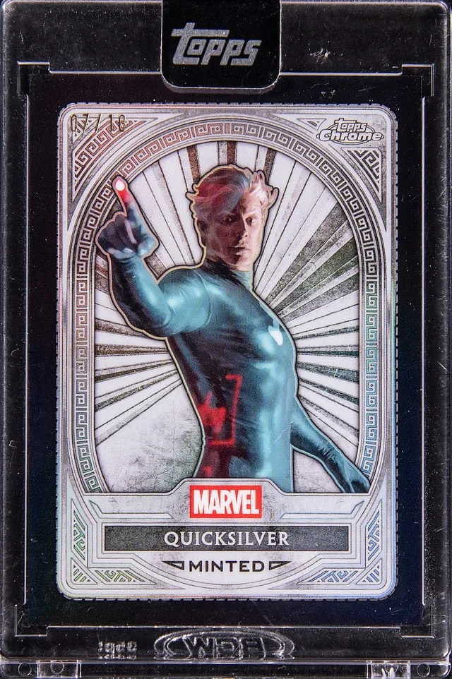 2025 Topps Chrome Quicksilver - Encased Marvel Minted #52 card image
