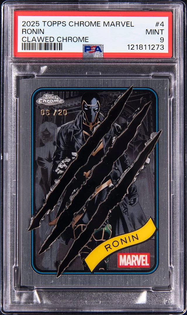2025 Topps Chrome Ronin Marvel Clawed Chrome #4 card image