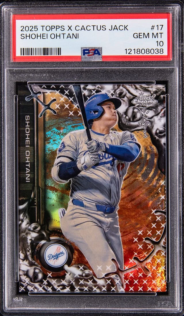 2025 Topps Chrome Shohei Ohtani X Cactus Jack #17 card image
