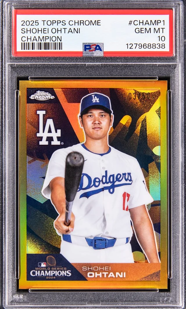 2025 Topps Chrome Shohei Ohtani Champion #CHAMP-1 card image