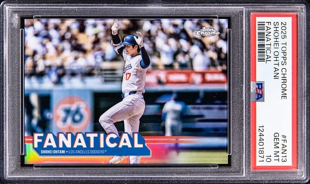 2025 Topps Chrome Shohei Ohtani Fanatical #FAN-13 card image