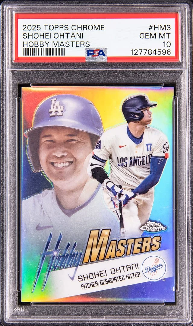 2025 Topps Chrome Shohei Ohtani Hobby Masters #HM-3 card image