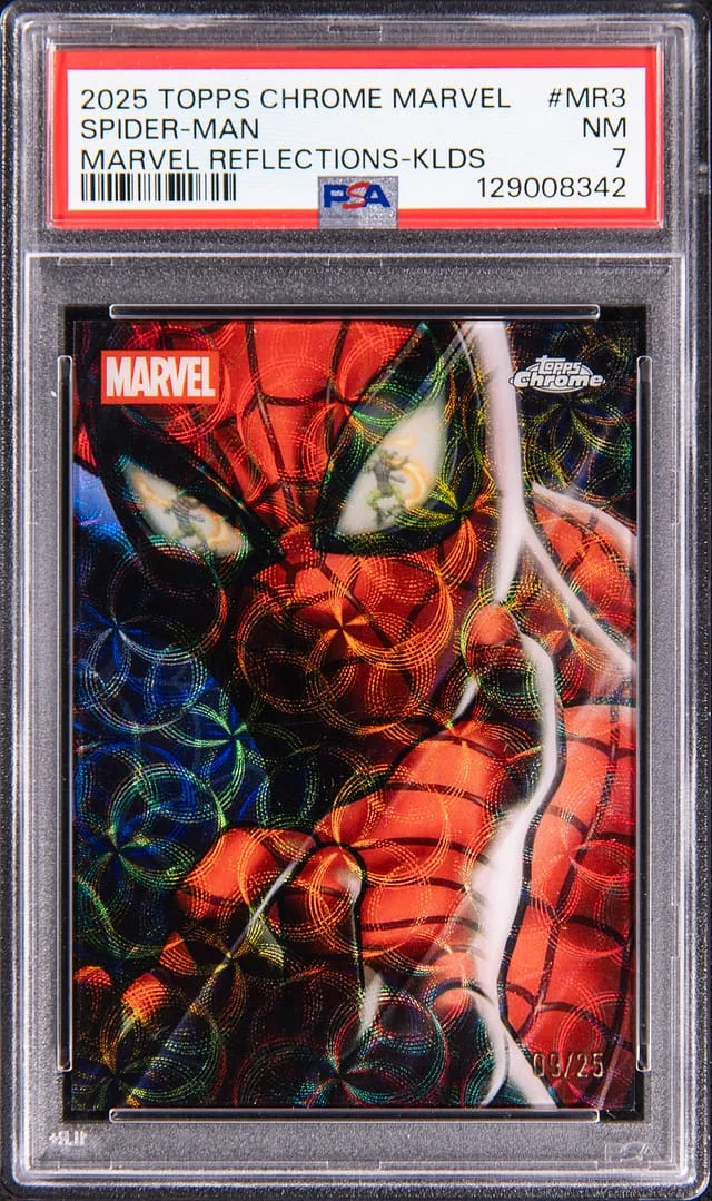 2025 Topps Chrome Spider-Man Marvel Marvel Reflect Raywave #MR-3 card image