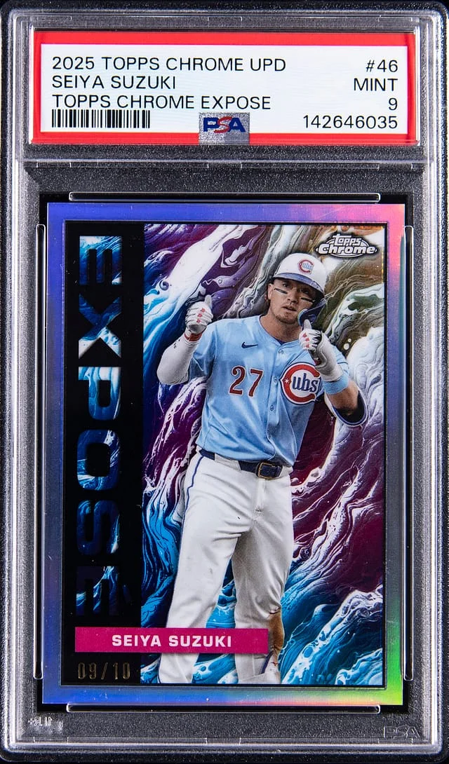 2025 Topps Chrome Update Seiya Suzuki Expose #TCE-46 card image