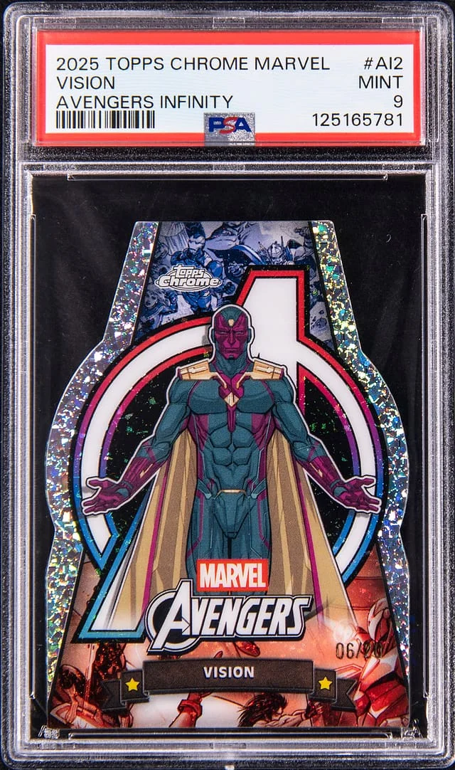 2025 Topps Chrome Vision Die-Cut Marvel Avengers Infinity #AI-2 card image