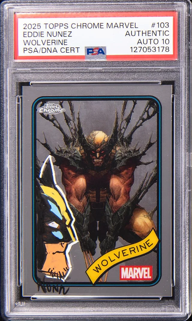 2025 Topps Chrome Wolverine Marvel Gold Wave #103 card image