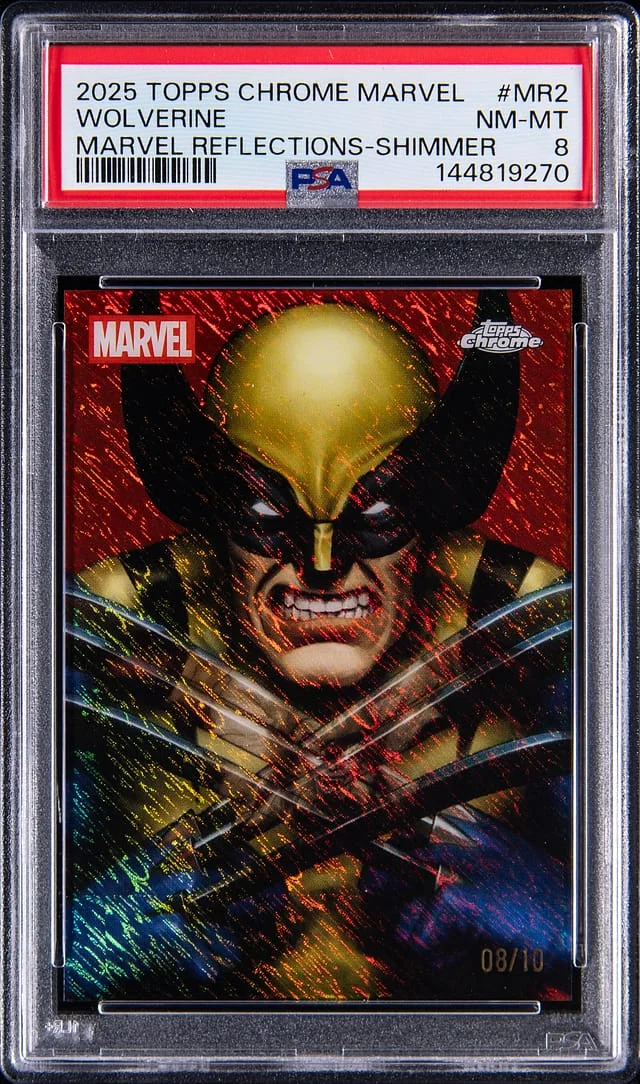 2025 Topps Chrome Wolverine Marvel Reflections Shimmer #MR-2 card image