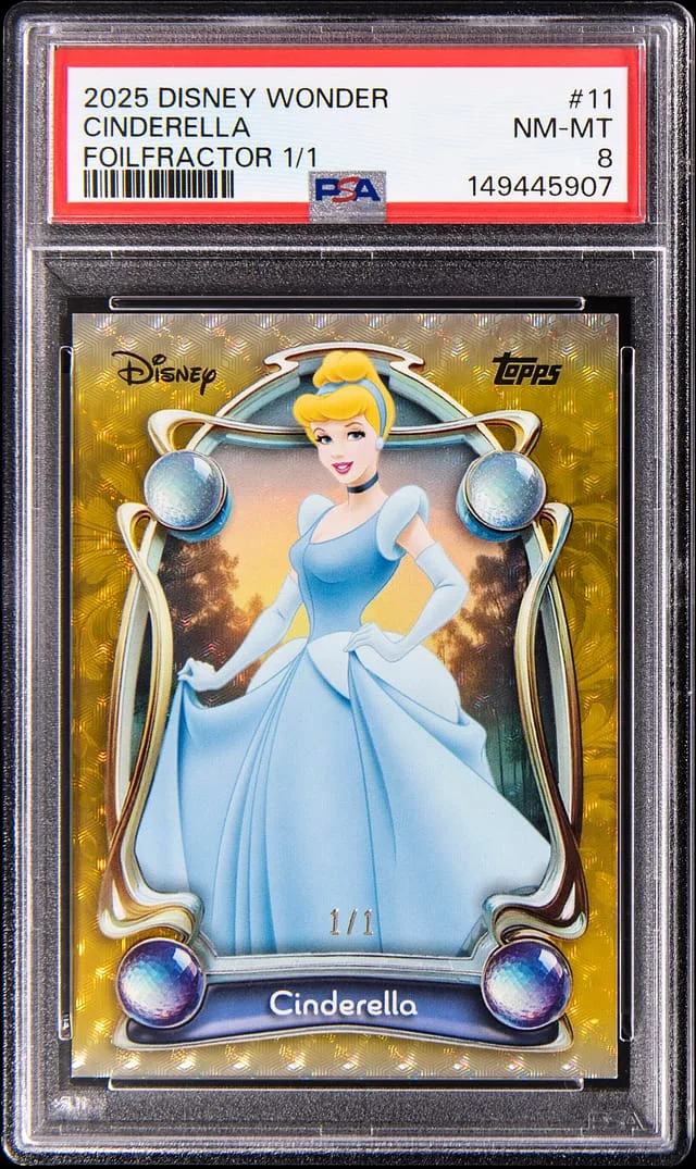 2025 Topps Cinderella Disney Wonder FoilFractor #11 card image
