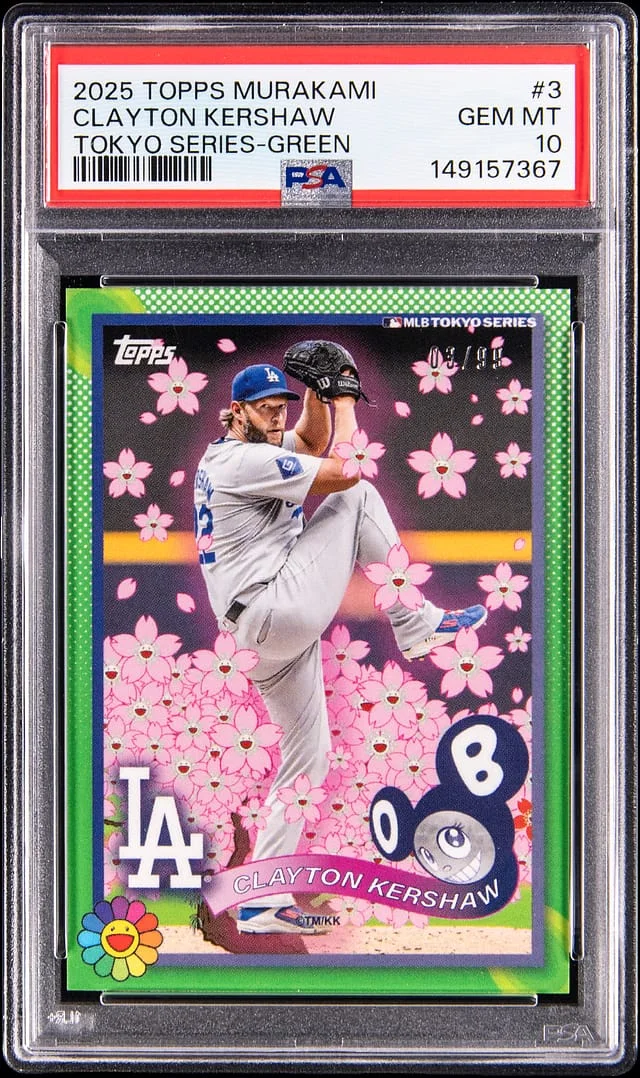 2025 Topps Clayton Kershaw Murakami Tokyo Series #3 card image