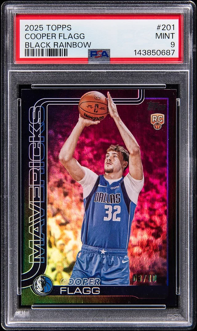 2025 Topps Cooper Flagg Black Rainbow #201 card image