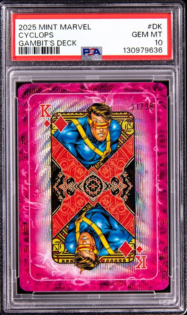 2025 Topps Cyclops Mint Marvel Gambit's Deck #D-K card image