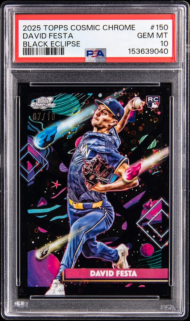 2025 Topps David Festa Cosmic Chrome Black Eclipse #150 card image