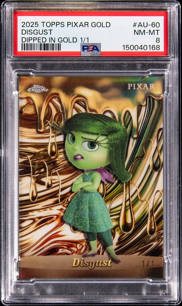 2025 Topps Disgust Pixar Gold Dipped in Gold #AU-60 card image