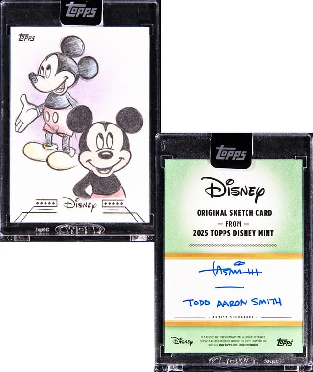 2025 Topps Disney Mint Original Sketch Artist #no-number card image