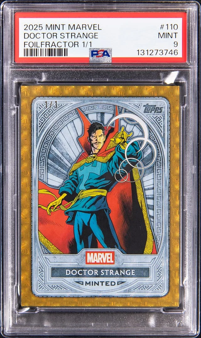 2025 Topps Doctor Strange Mint Marvel FoilFractor #110 card image