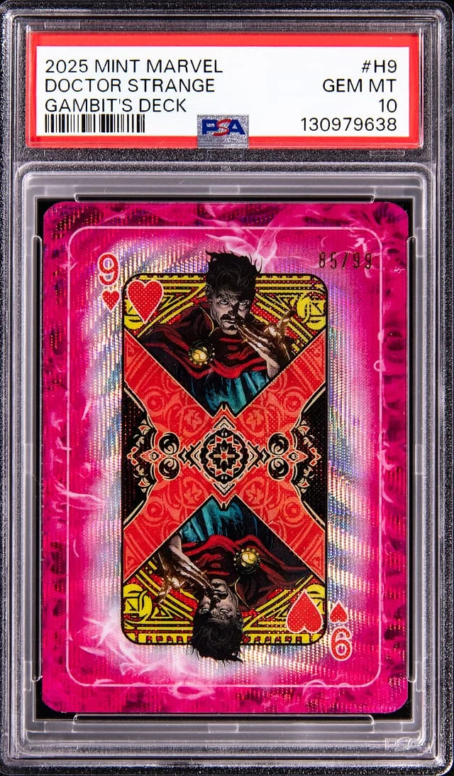 2025 Topps Doctor Strange Mint Marvel Gambit's Deck #H-9 card image